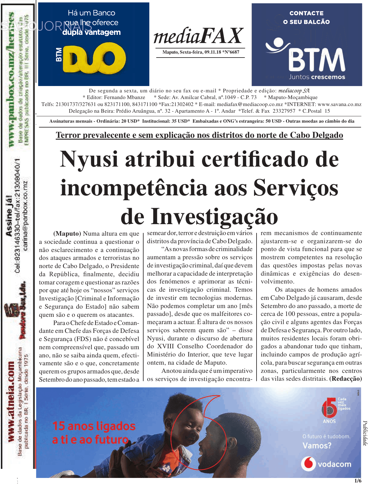 Mediafax Nov Jornais E Revistas Sapo Pt Ltima Hora E Not Cias De Hoje