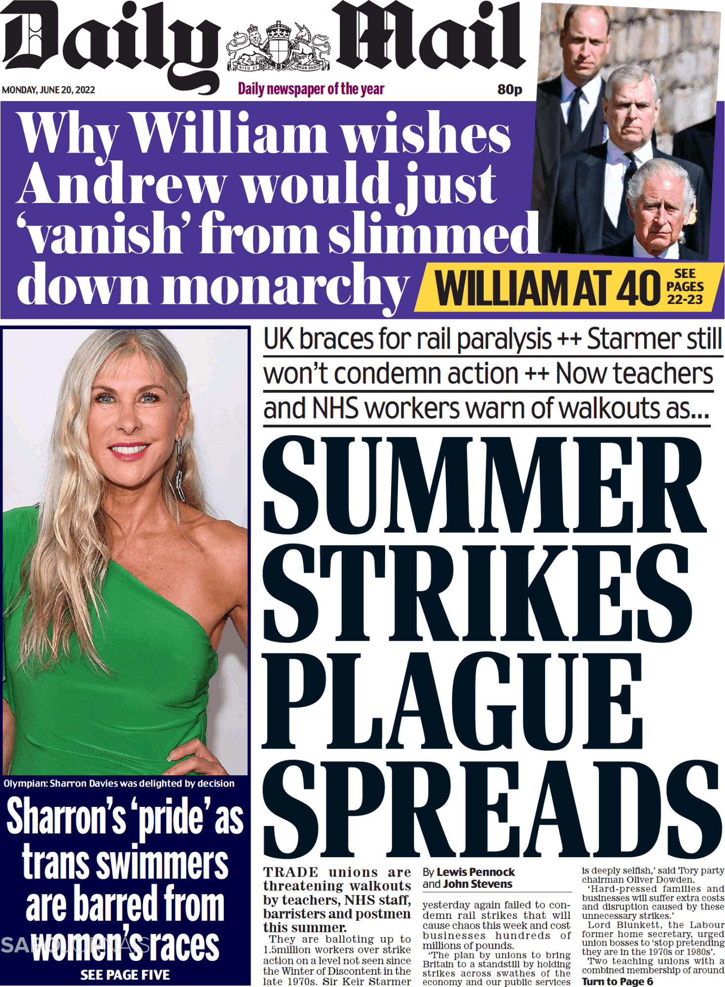 Daily Mail (20 jun 2022) Jornais e Revistas SAPO Brasil