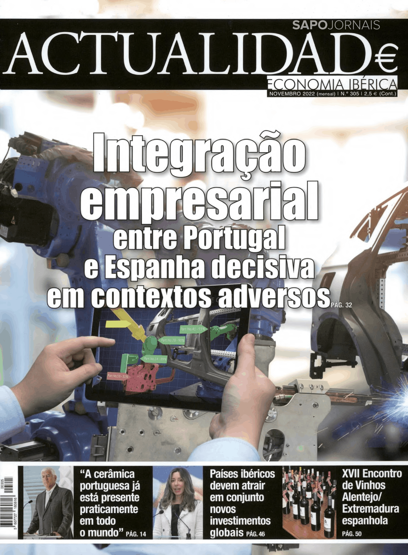 Actualidad Economia Ibérica 15 nov 2022 Jornais e Revistas SAPO