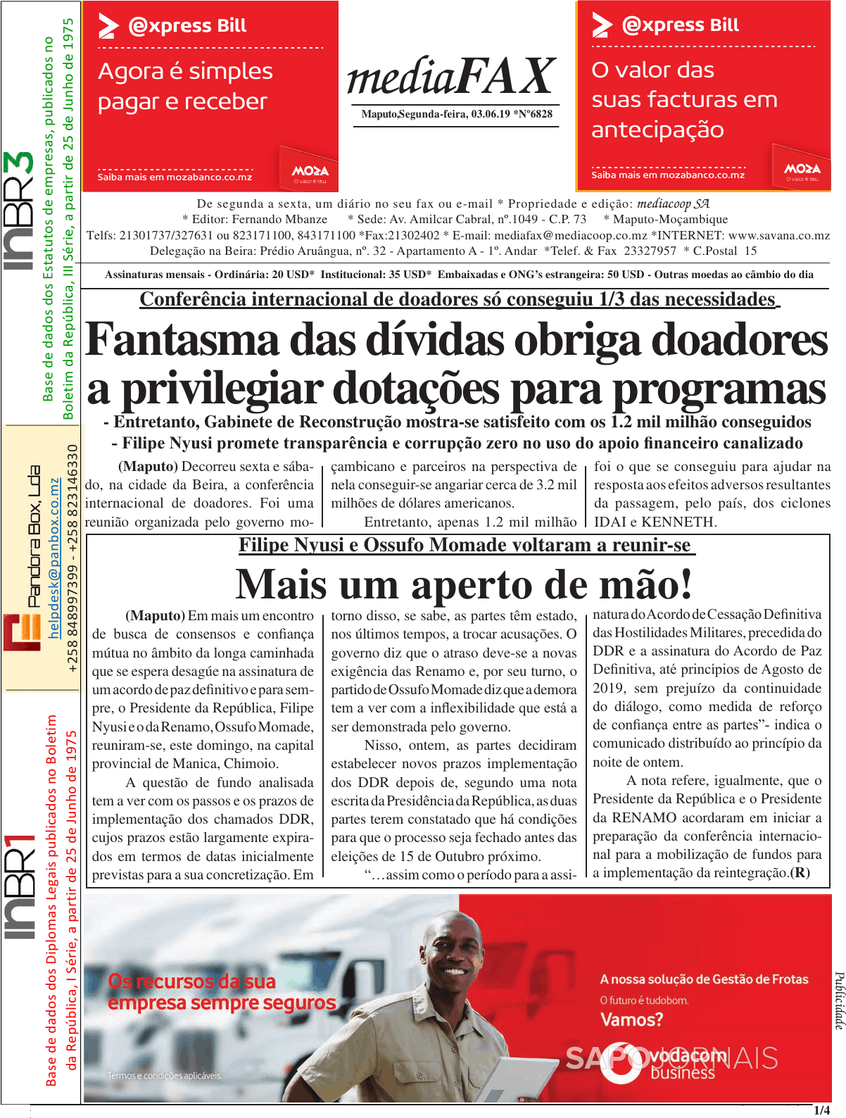 Mediafax jun Jornais e Revistas SAPO pt Última hora e notícias de hoje