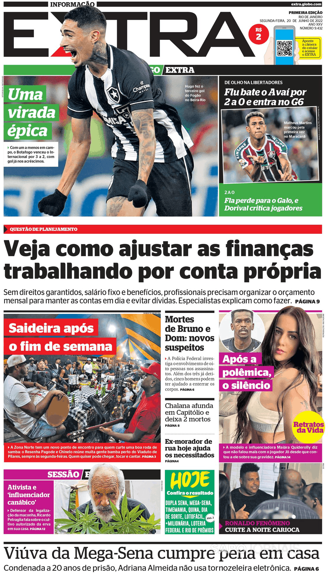 Extra 20 Jun 2022 Jornais E Revistas Sapo Brasil 2021