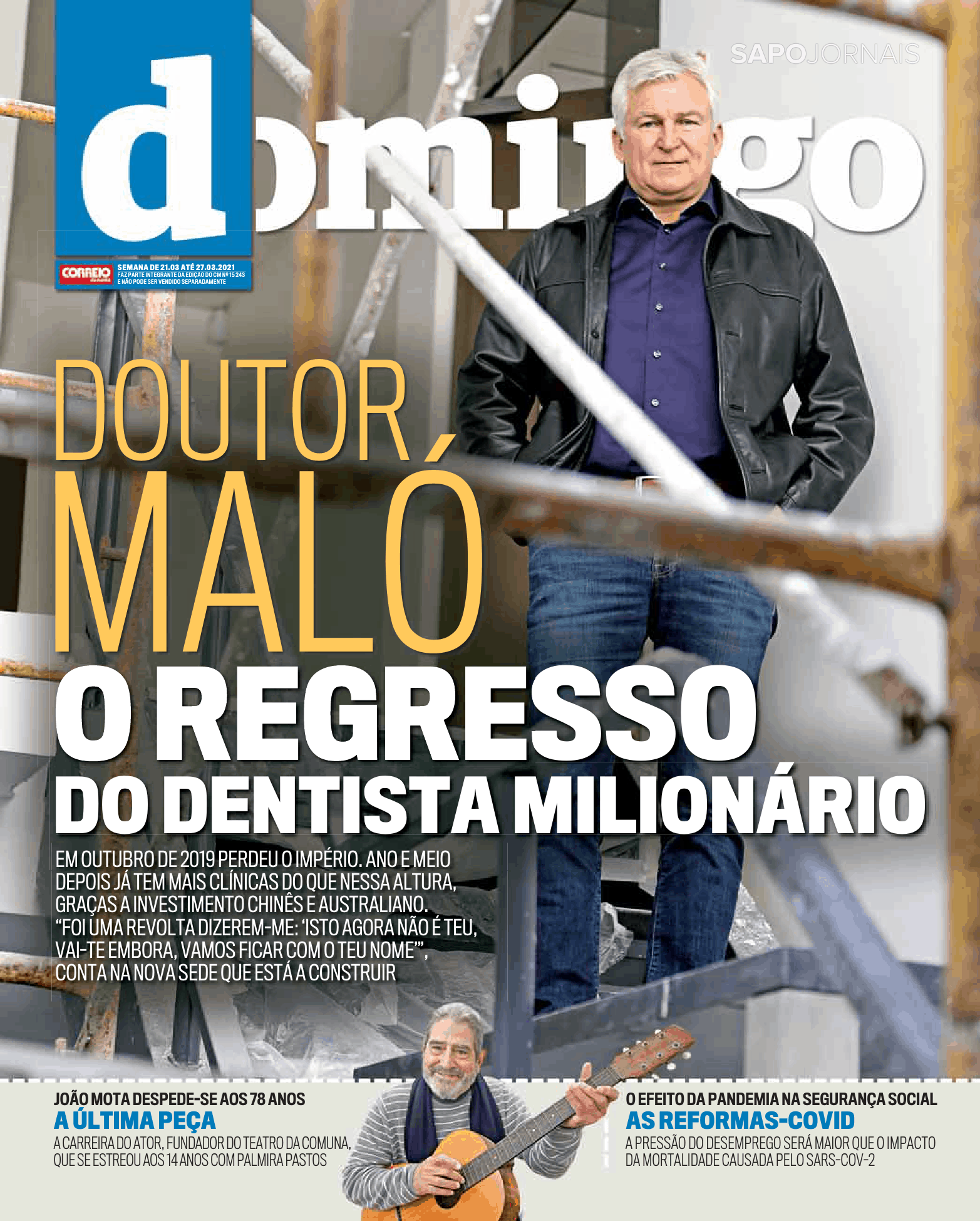 Domingo-CM (10 jan 2021) - Jornais e Revistas -  - Última hora e  notícias de hoje atualizadas ao minuto