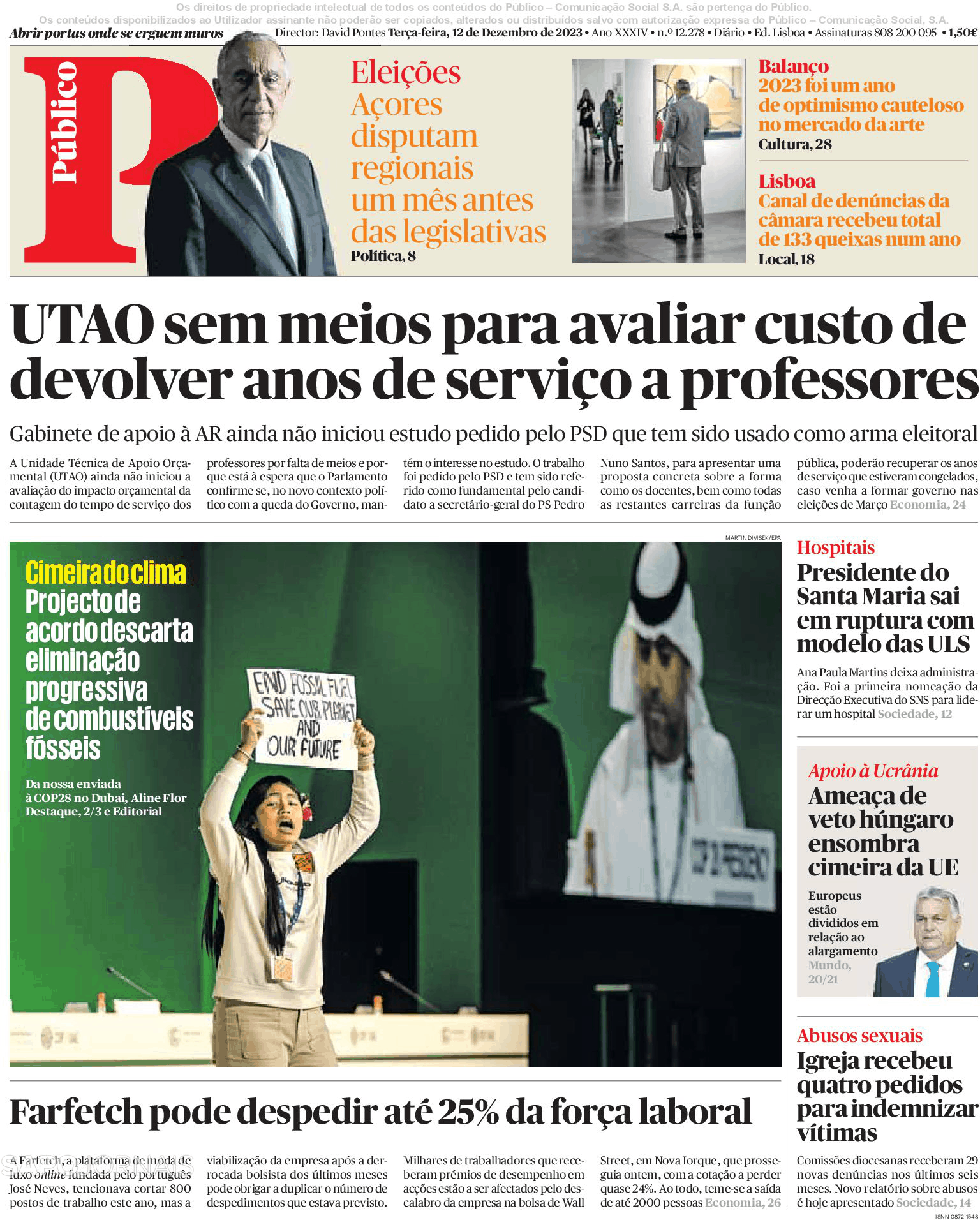 Público 12 Dez 2023 Jornais E Revistas Sapopt Última Hora E Notícias De Hoje 5085