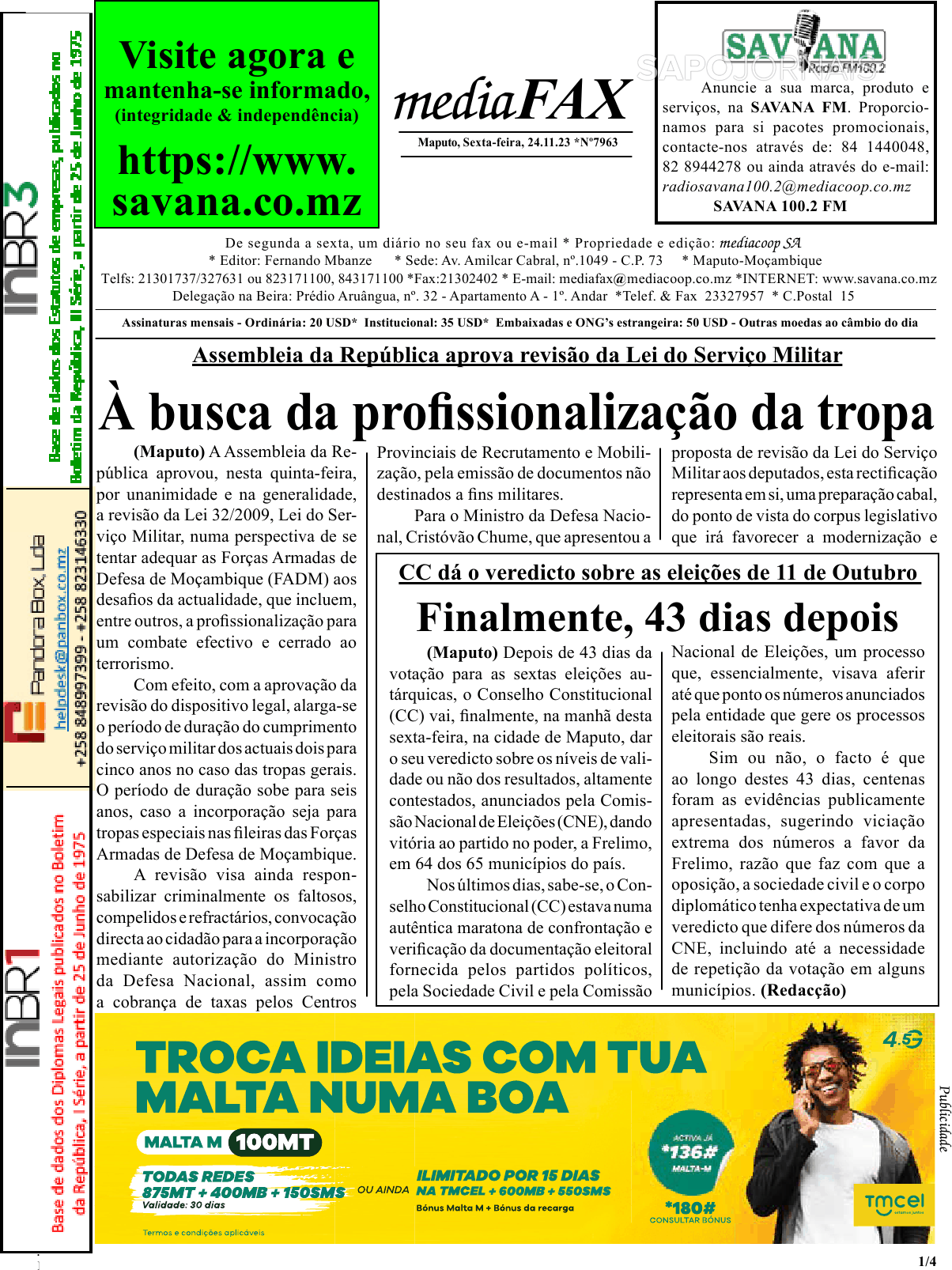 Mediafax Nov Jornais E Revistas Sapo Pt Ltima Hora E Not Cias De Hoje