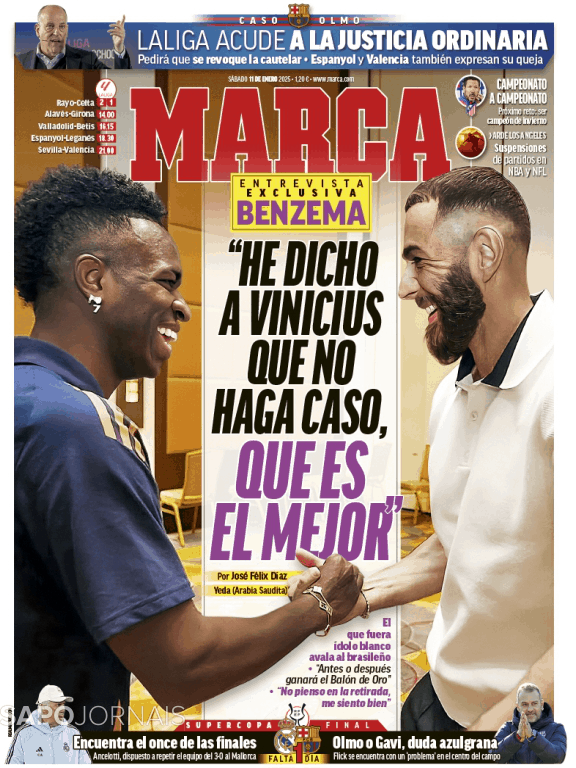 Marca (11 jan 2025) Jornais e Revistas SAPO.pt Última hora e