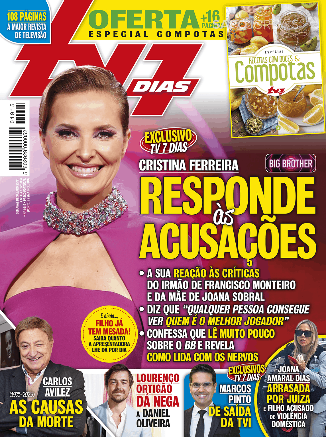 Tv 7dias 24 Nov 2023 Jornais E Revistas Sapopt Última Hora E Notícias De Hoje 2547