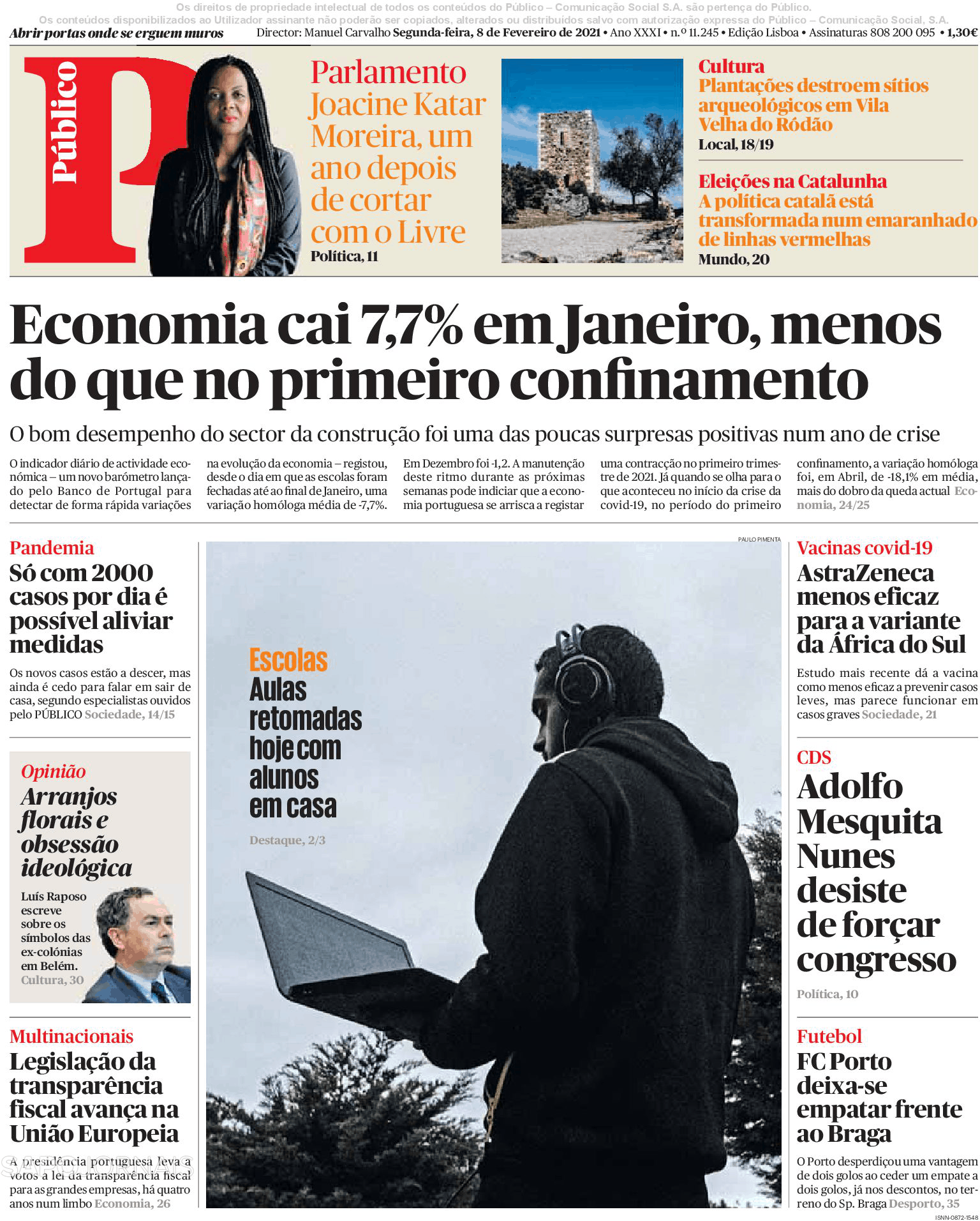 Público 8 Fev 2021 Jornais E Revistas Sapo 24 1316