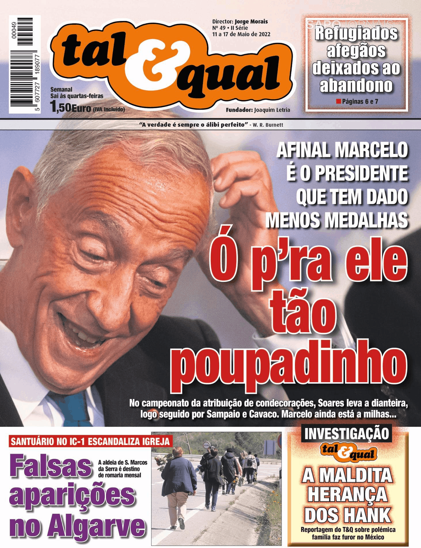 Tal And Qual 11 Mai 2022 Jornais E Revistas Sapopt Última Hora E Notícias De Hoje 7388