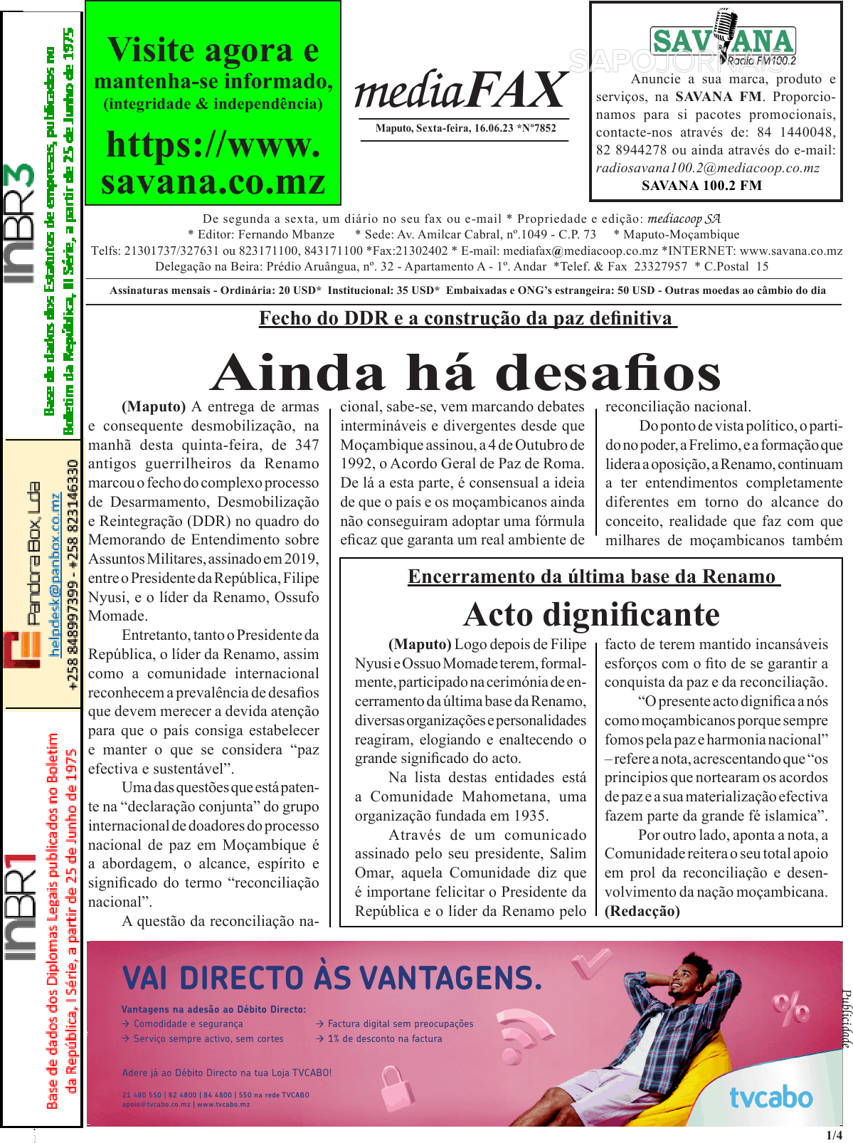 Mediafax Jun Jornais E Revistas Sapo Pt Ltima Hora E Not Cias De Hoje