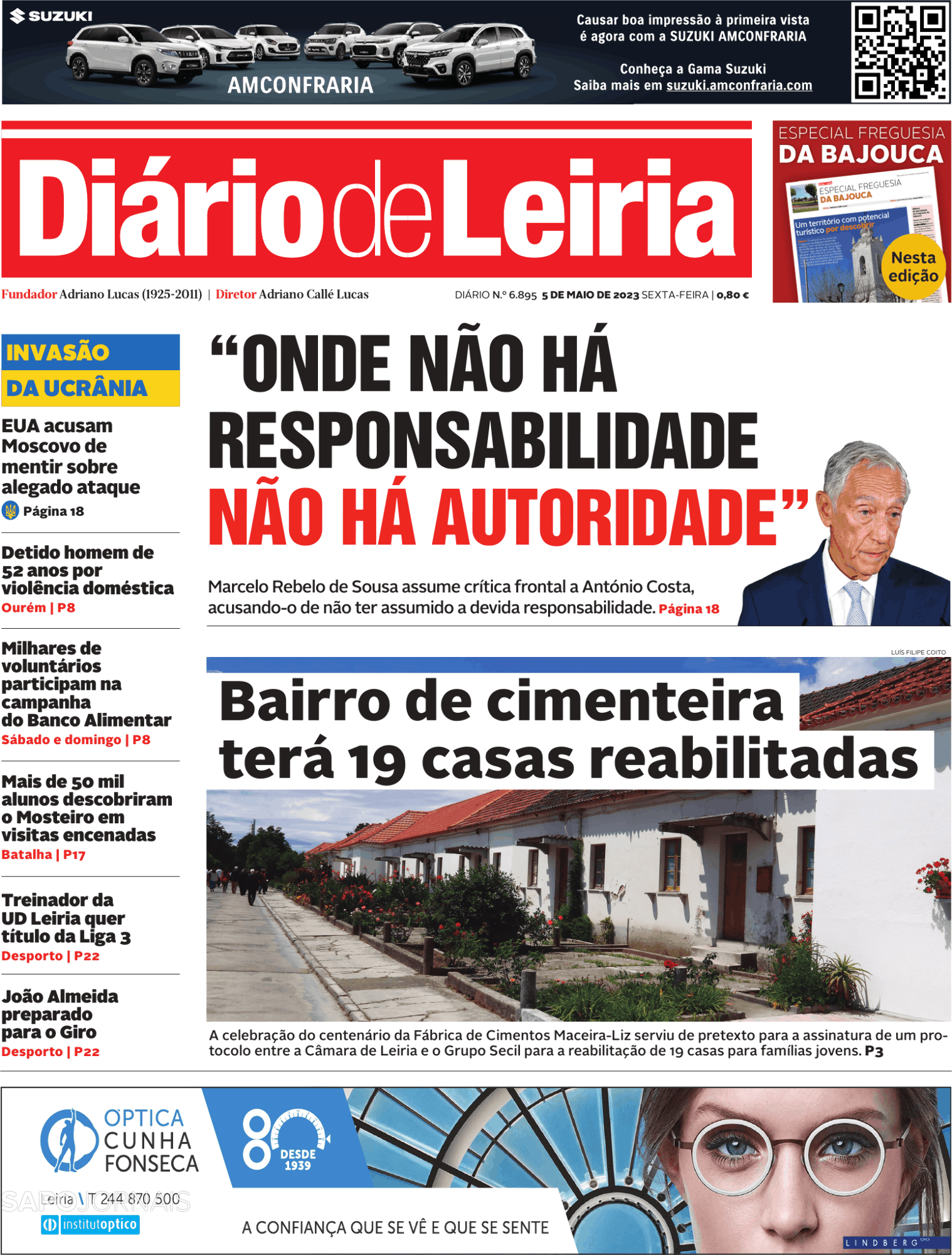 Di Rio De Leiria Mai Jornais E Revistas Sapo Pt Ltima Hora E Not Cias De Hoje