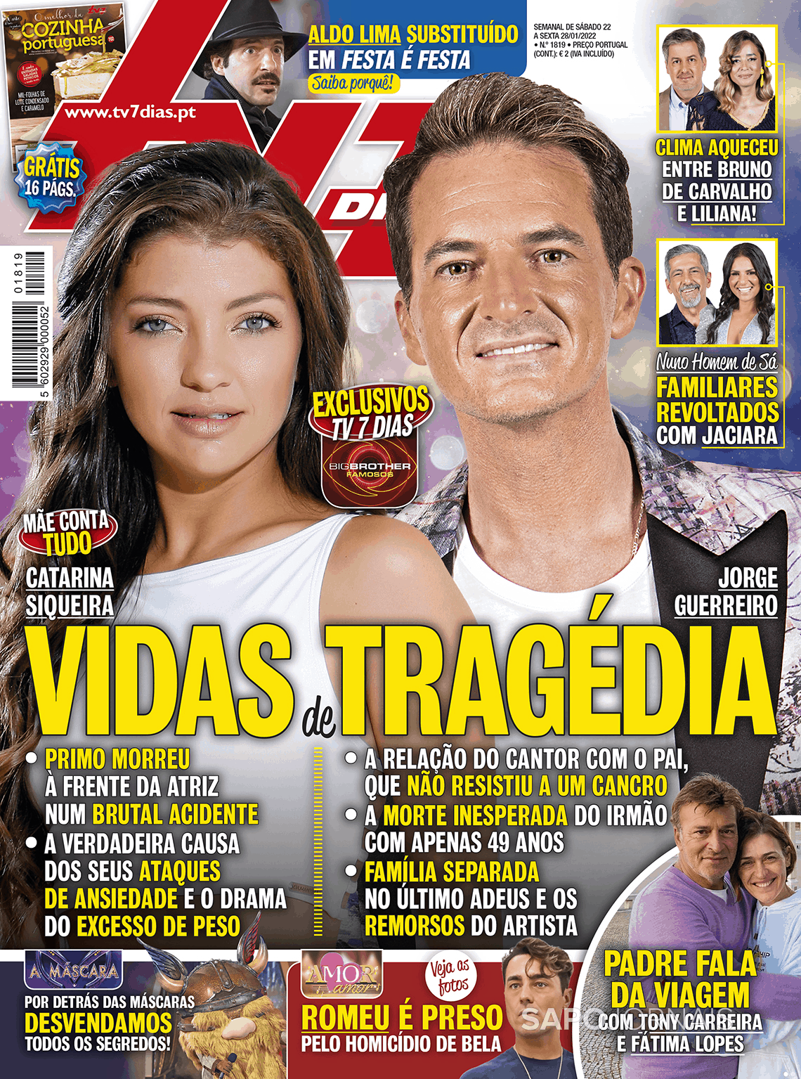 Tv 7dias 21 Jan 2022 Jornais E Revistas Sapo 