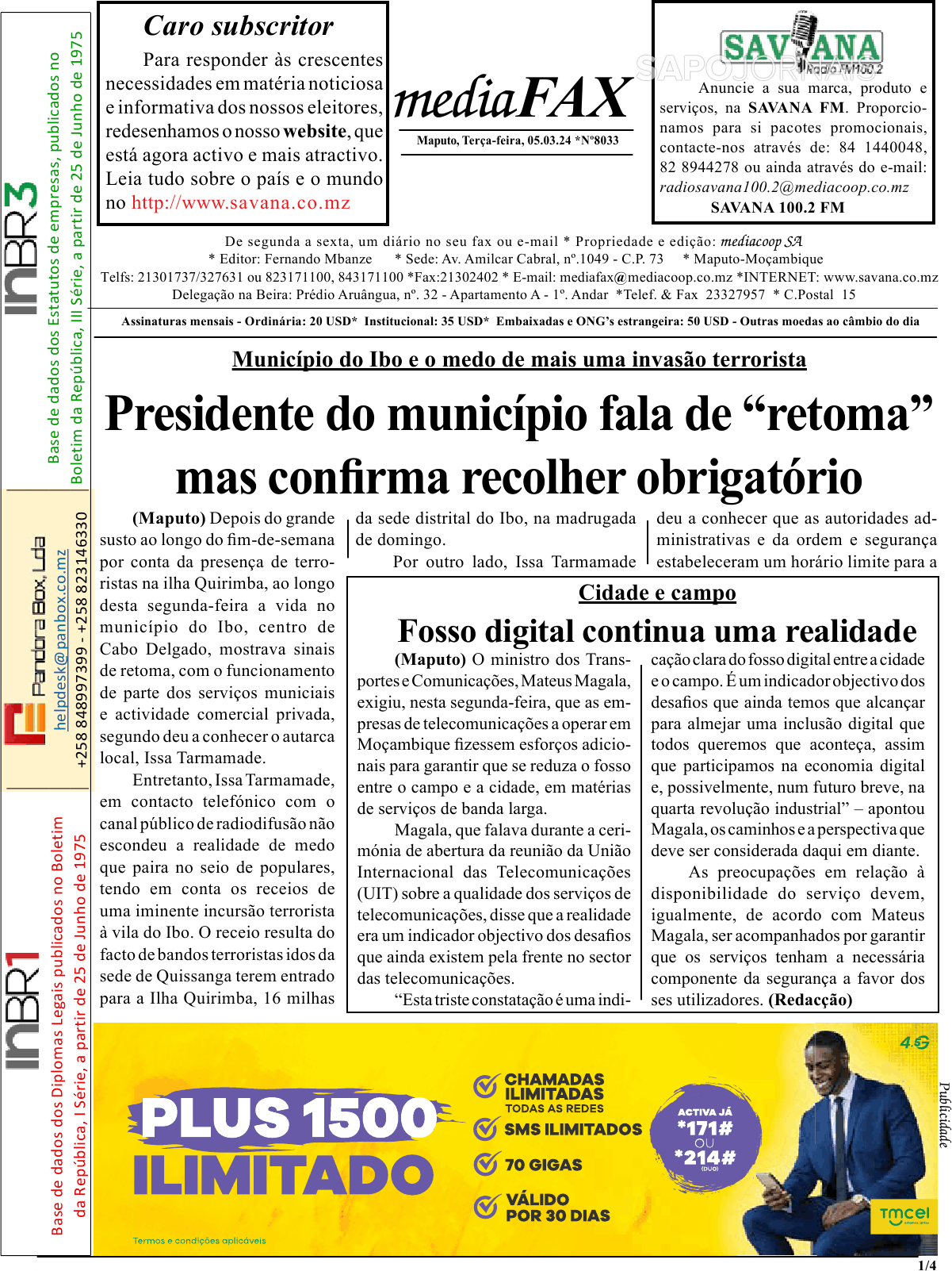 Mediafax mar Jornais e Revistas SAPO pt Última hora e notícias de hoje