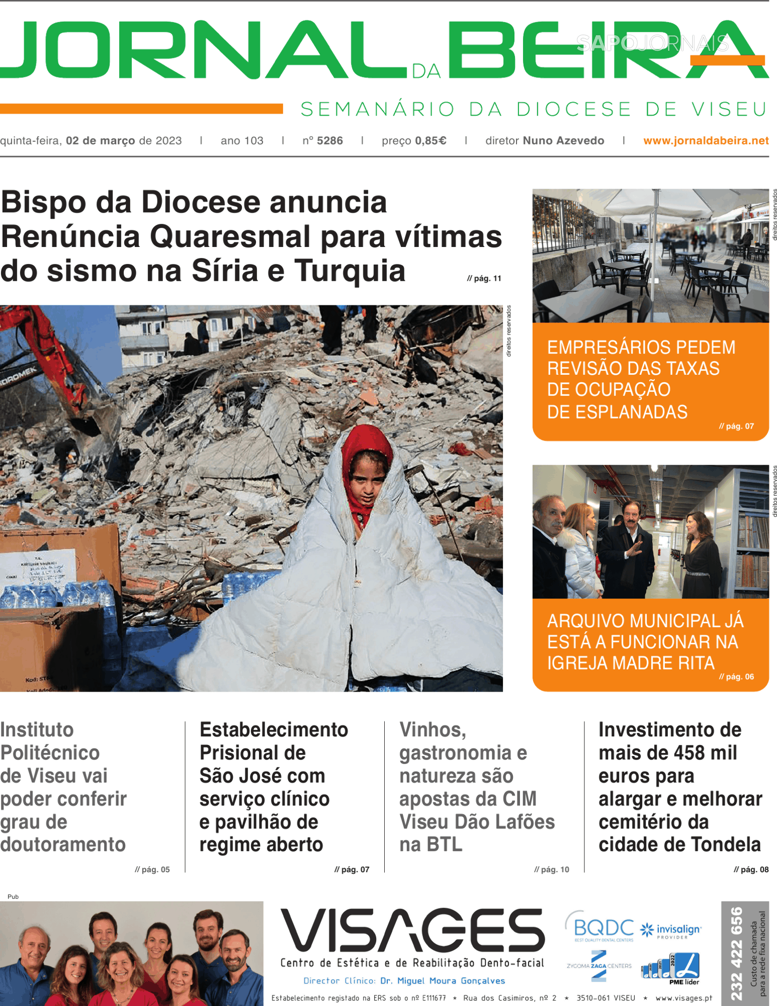 Jornal Da Beira 1 Mar 2023 Jornais E Revistas Sapopt Última Hora E Notícias De Hoje 8813