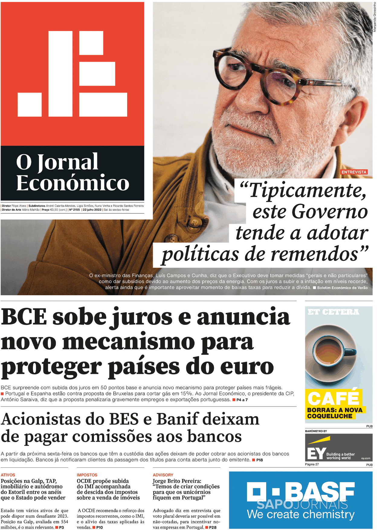 O Jornal Económico jul Jornais e Revistas SAPO Brasil