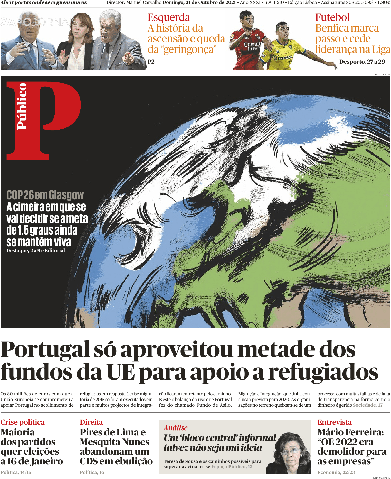 Público 31 Out 2021 Jornais E Revistas Sapo 3614