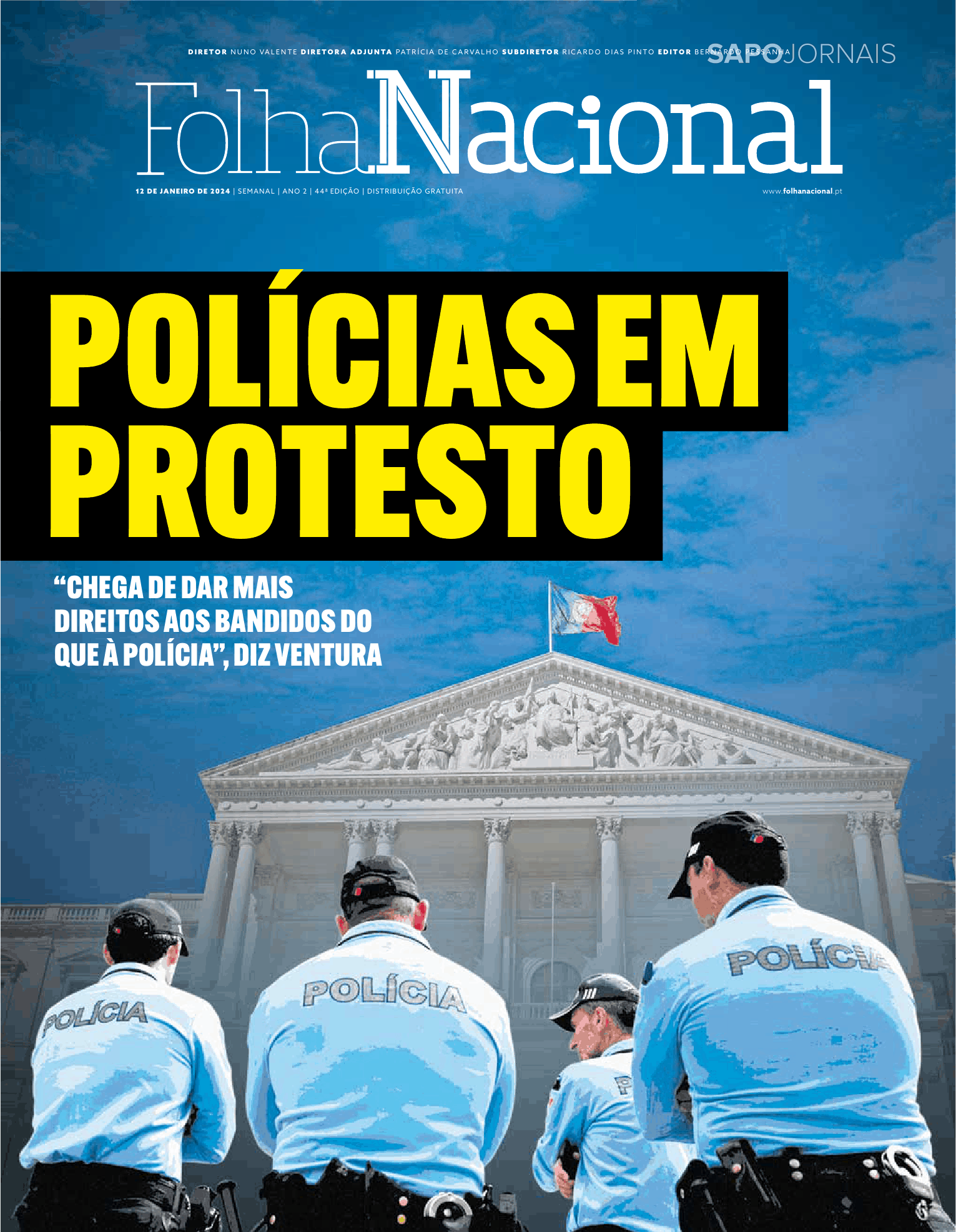 Folha Nacional (12 Jan 2024) - Jornais E Revistas - SAPO.pt - Última ...