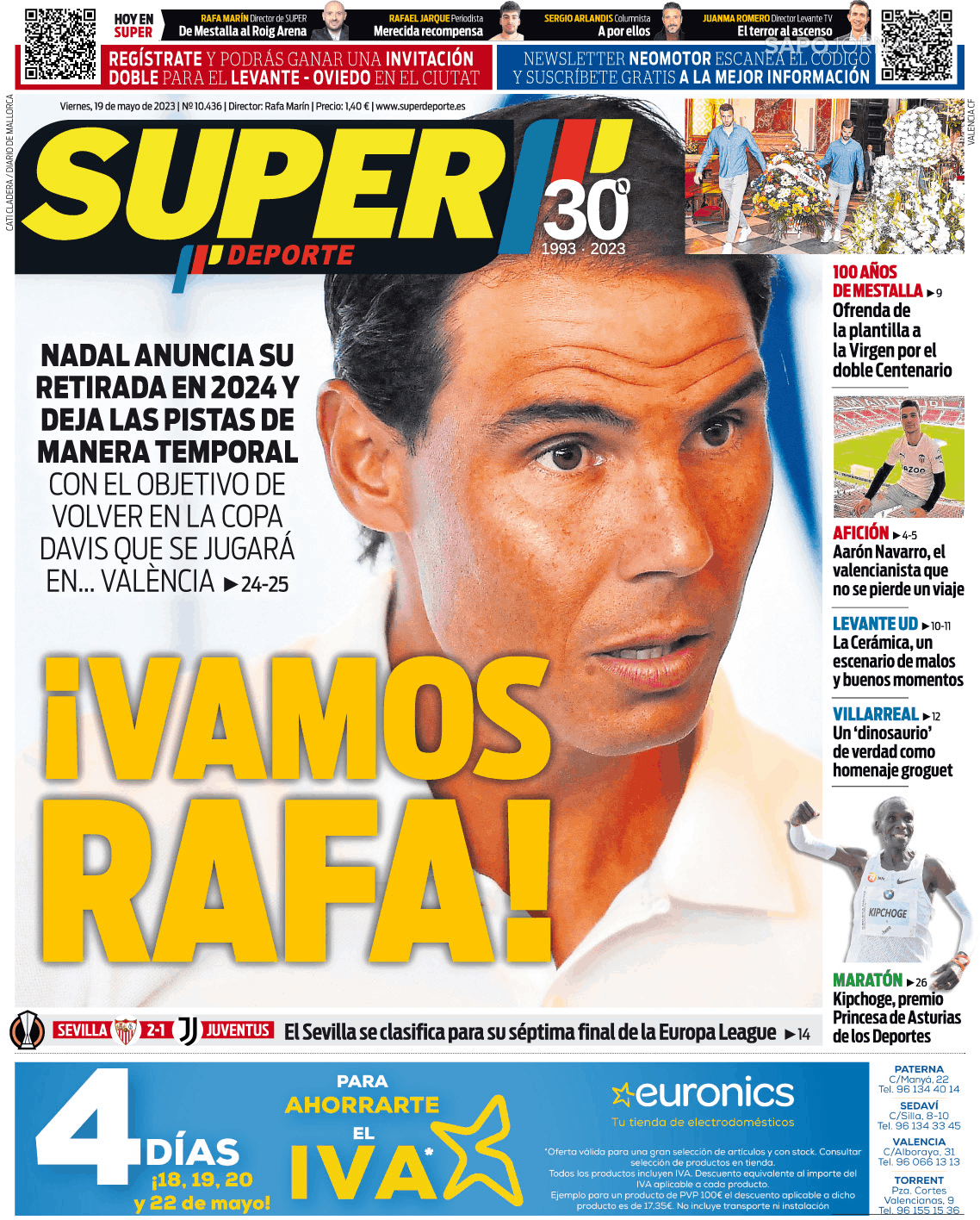 Super Deporte 19 Mai 2023 Jornais E Revistas Sapopt Última Hora E Notícias De Hoje 0838