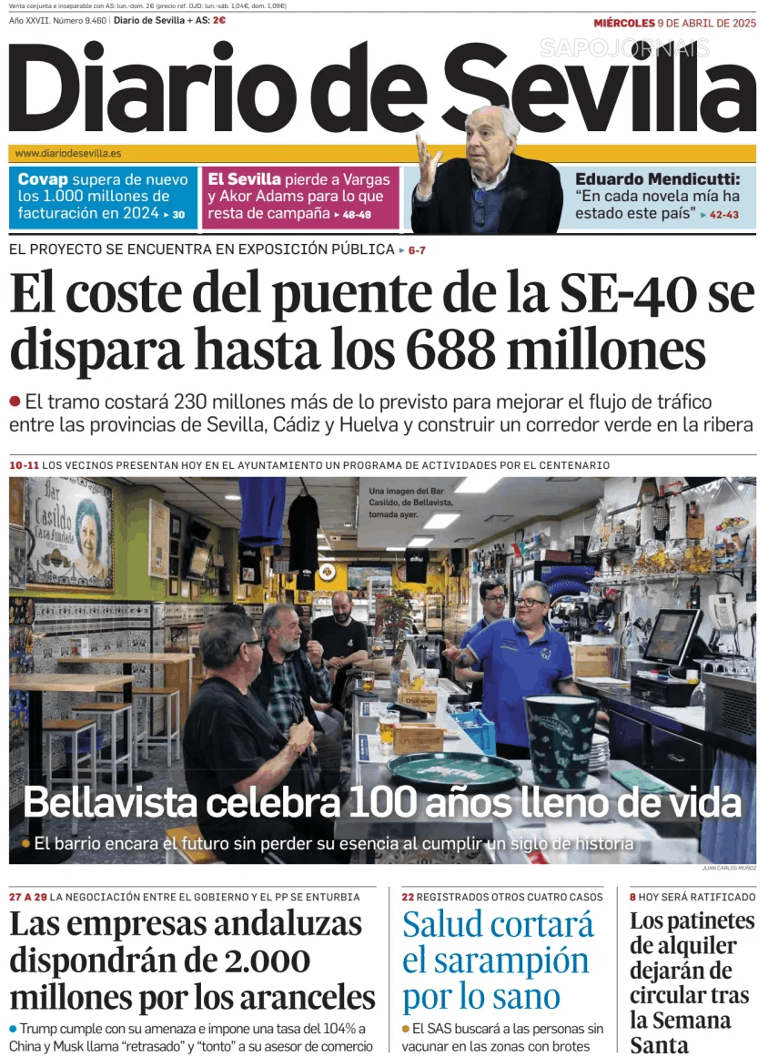 Diario de Sevilla (9 abr 2025) - Jornais e Revistas - SAPO.pt - Última ...