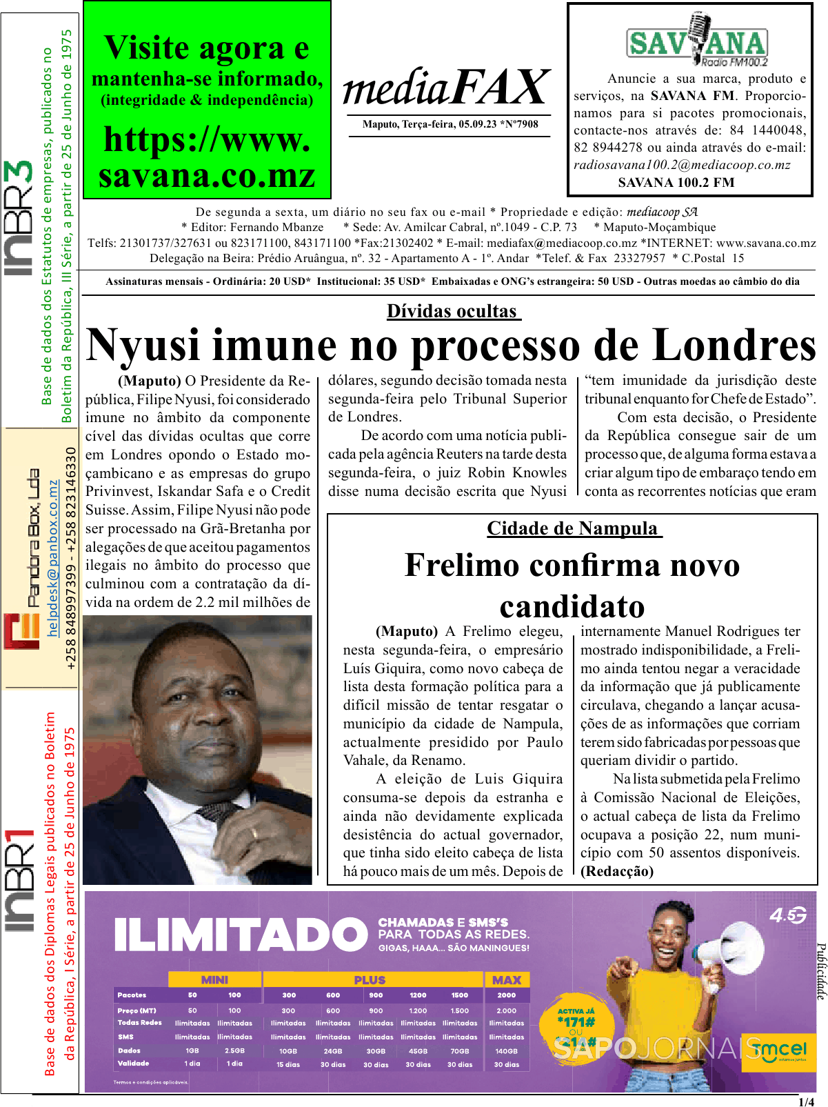 Mediafax Set Jornais E Revistas Sapo Pt Ltima Hora E Not Cias De Hoje