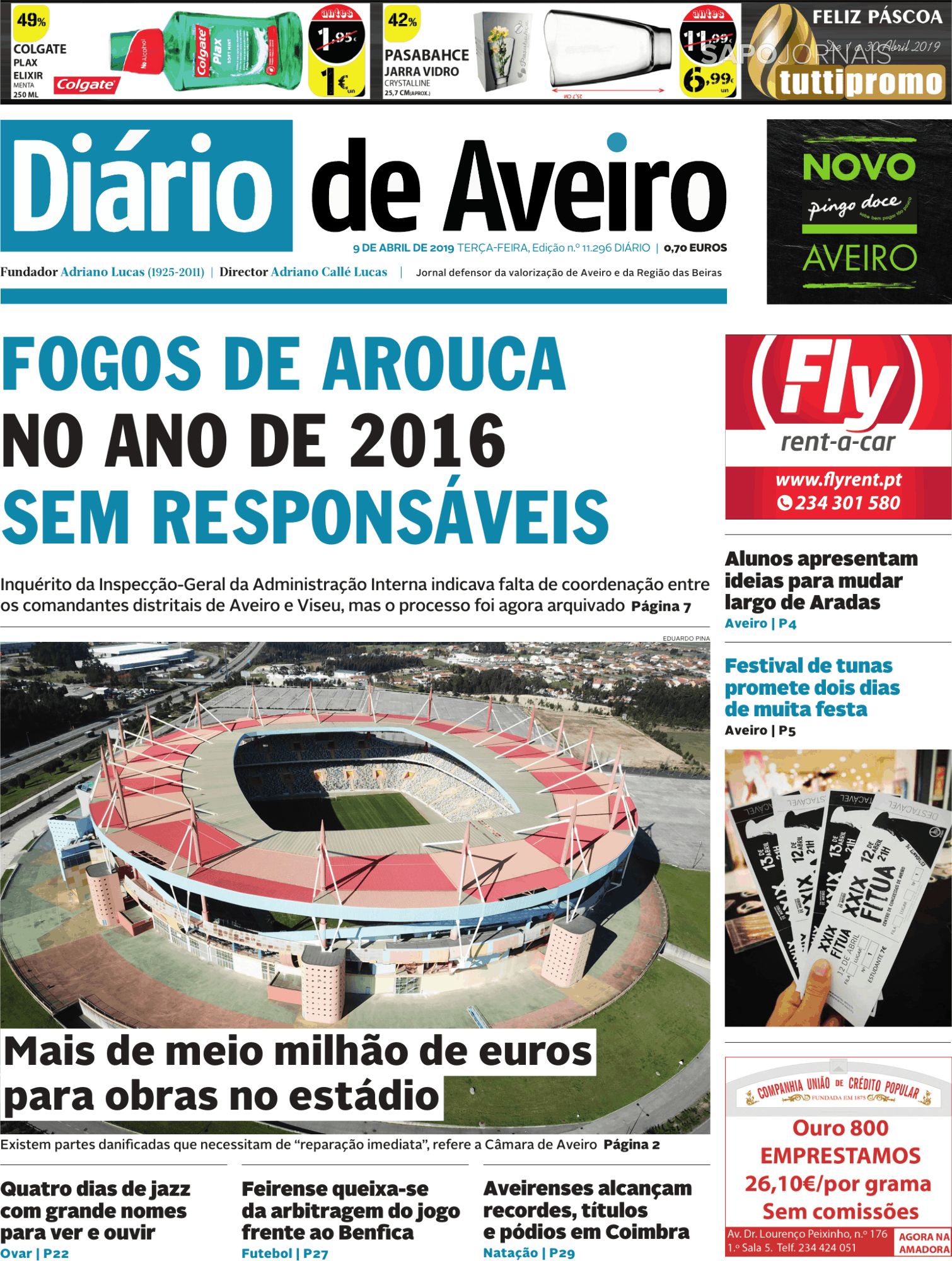 Diário de Aveiro (9 abr 2019) - Jornais e Revistas - SAPO 24