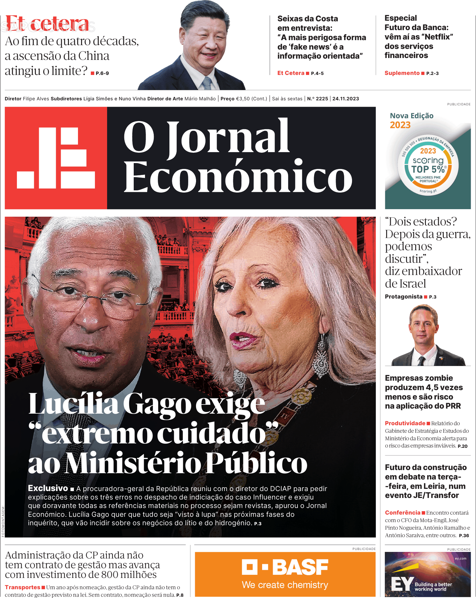 O Jornal Económico 24 Nov 2023 Jornais E Revistas Sapo Pt