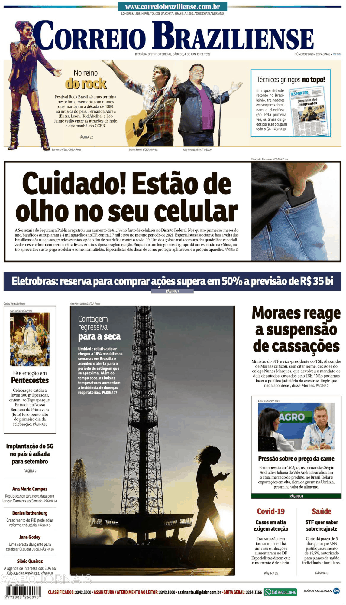 Correio Braziliense (4 Jun 2022) - Jornais E Revistas - SAPO.pt ...