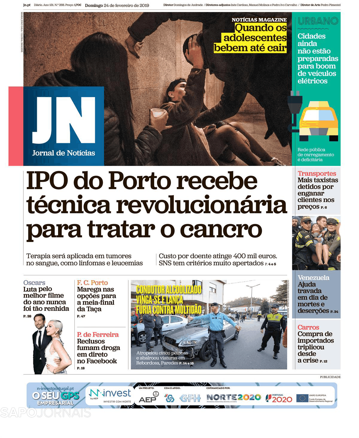 Jornal De Notícias 24 Fev 2019 Jornais E Revistas Sapo 6443