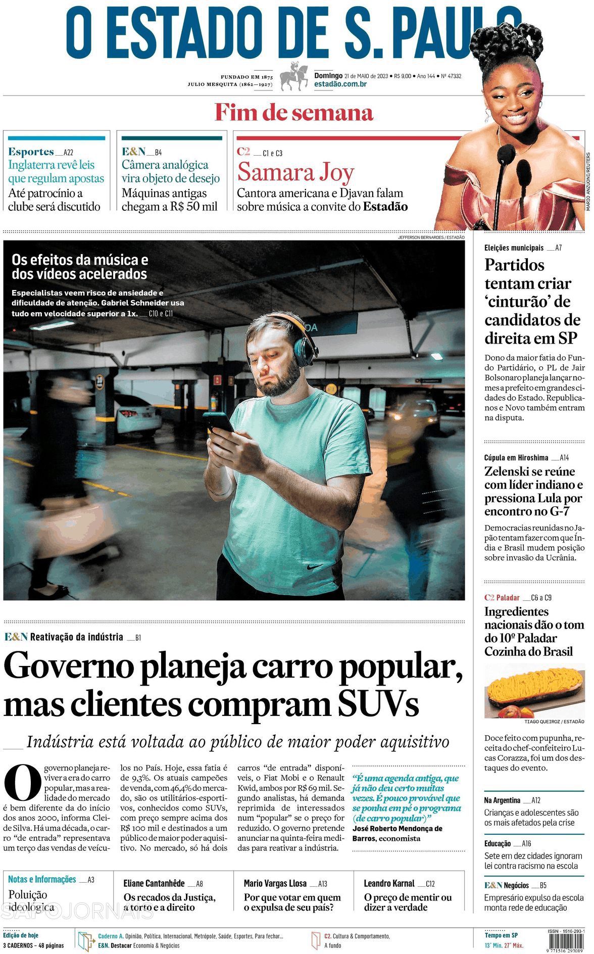 O Estado de S. Paulo (21 mai 2023) - Jornais e Revistas - SAPO.pt ...