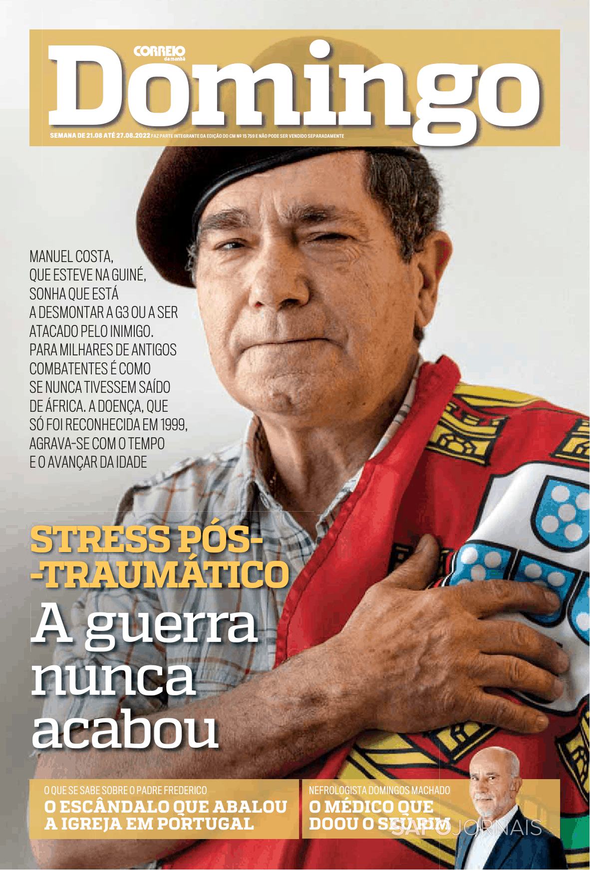 Domingo-CM, Capa jornal Domingo-CM · 21 agosto 2022