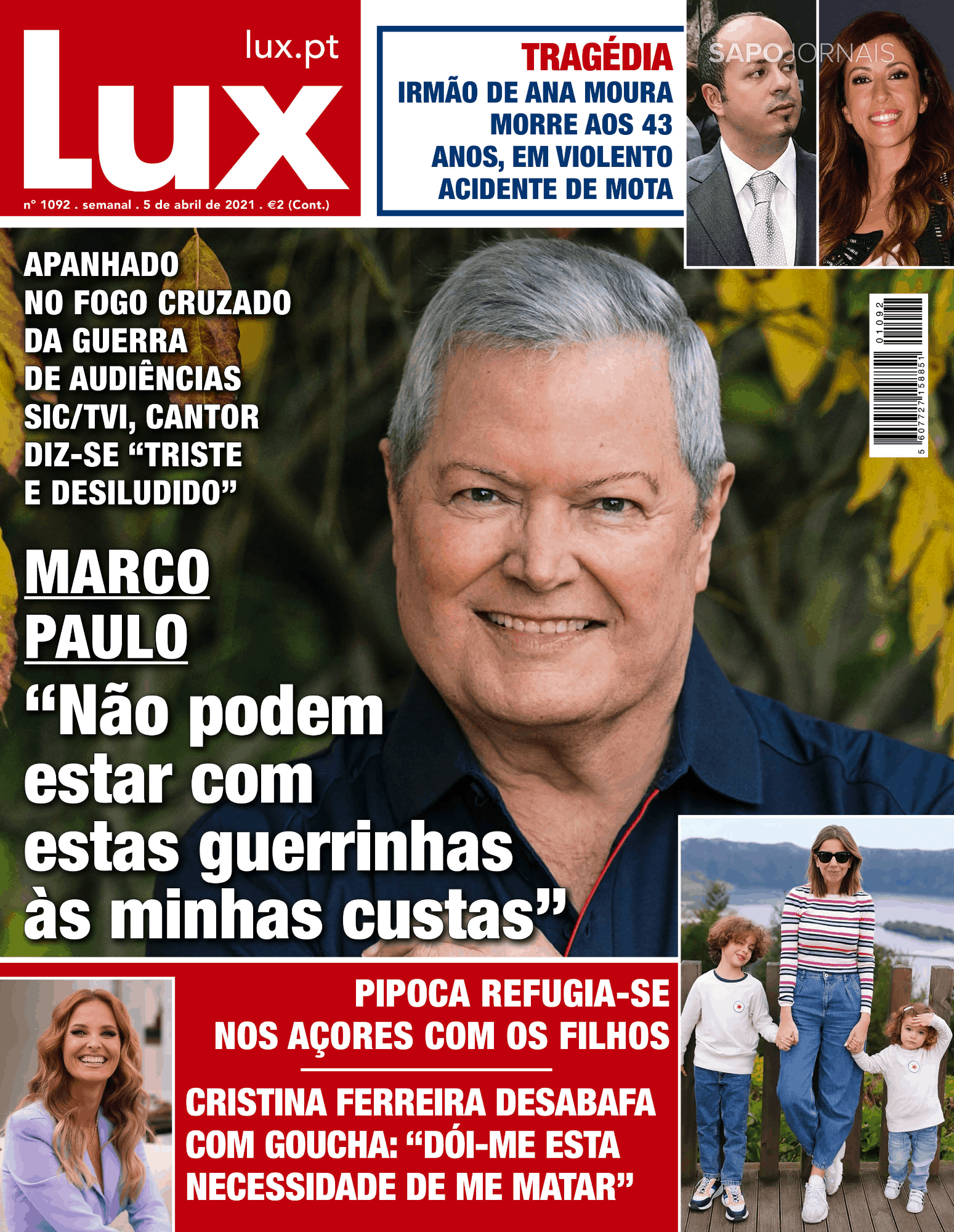 Lux 1 Abr 2021 Jornais E Revistas Sapopt Última Hora E Notícias De Hoje Atualizadas Ao 